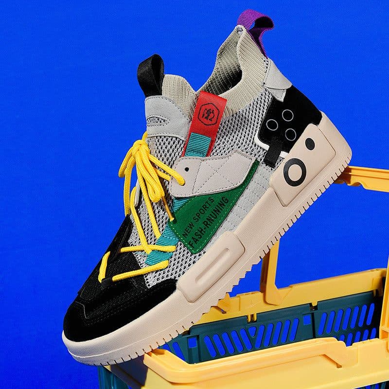 image-Flying Woven Men's Zhongbang Casual Sneakers