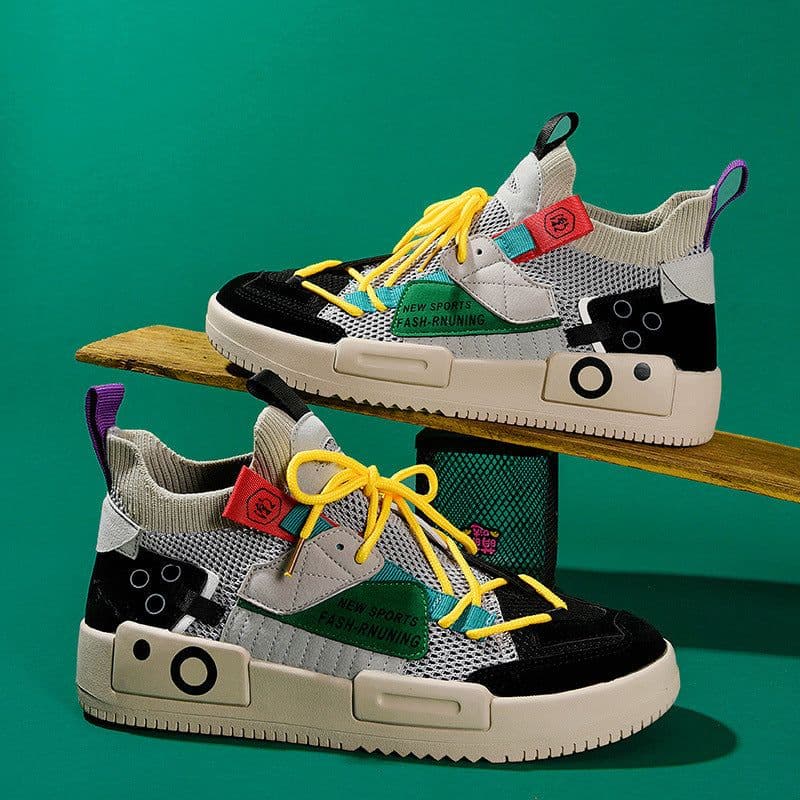 image-Flying Woven Men's Zhongbang Casual Sneakers