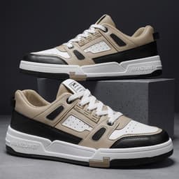 image-Youth Summer Leather Fashion Colorblocking Casual Shoes