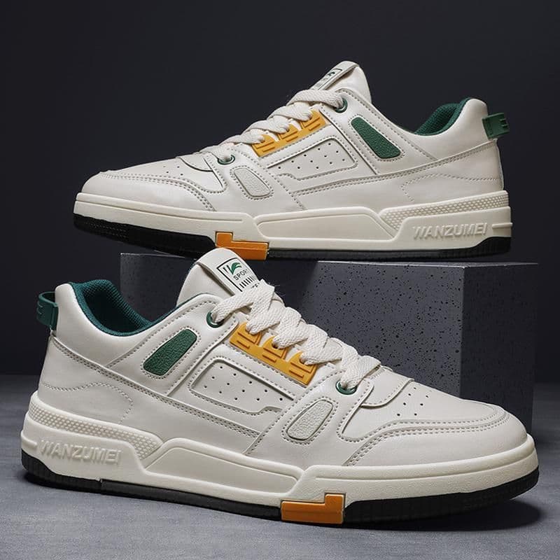 image-Youth Summer Leather Fashion Colorblocking Casual Shoes