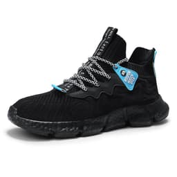image-Summer New Men's Shoes Fashion Flying Woven Shoes Mesh Shoes