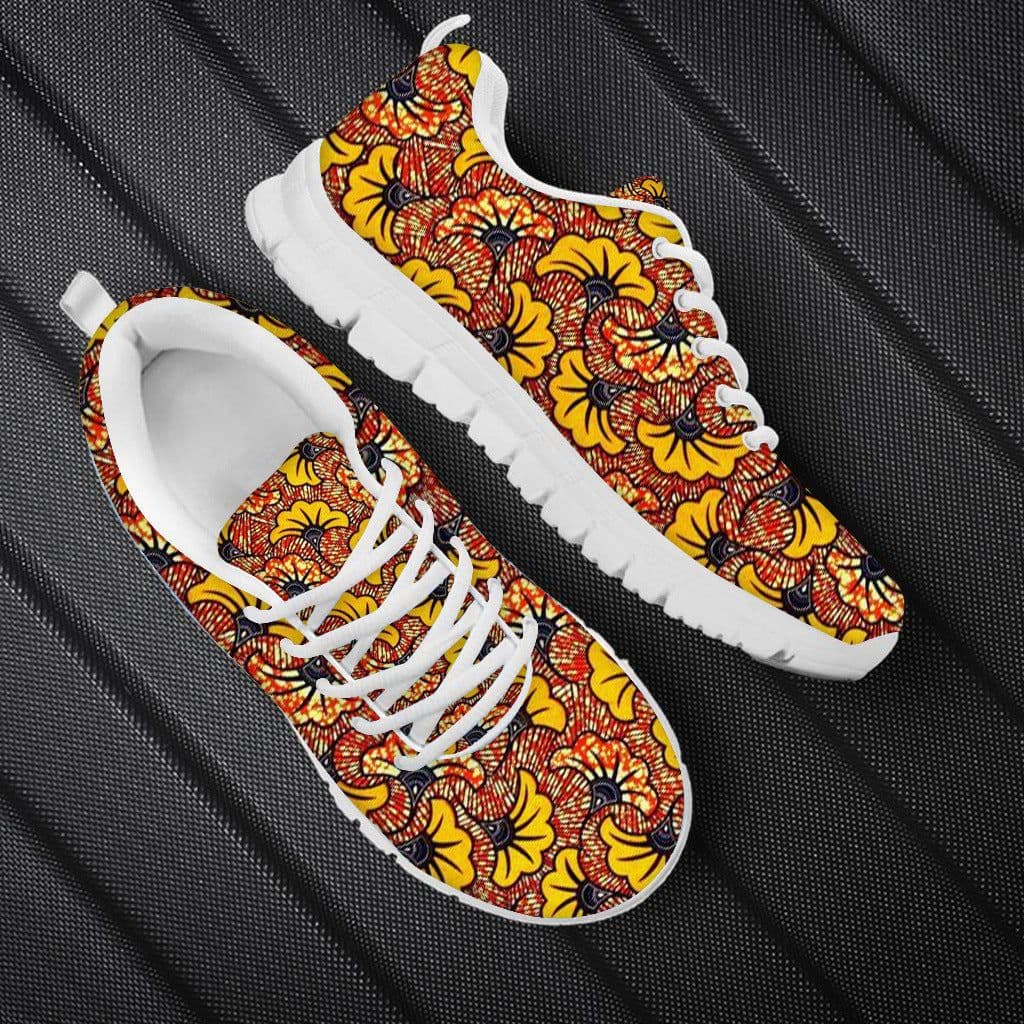 image-Printed Sports And Leisure Mesh Running Shoes For Men And Women