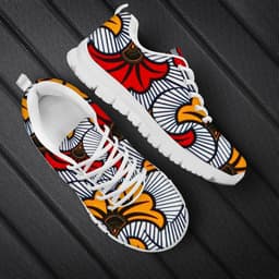 image-Printed Sports And Leisure Mesh Running Shoes For Men And Women