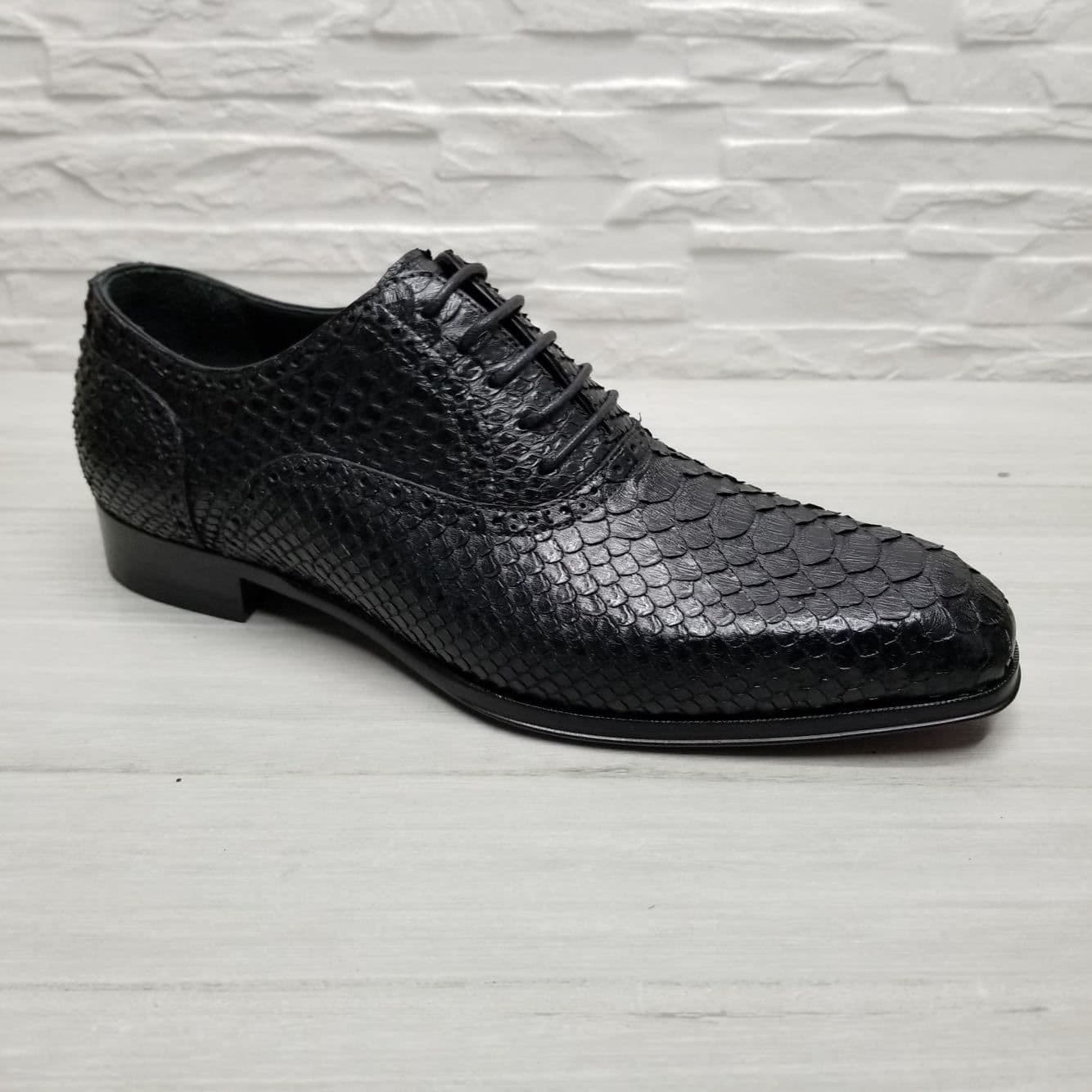 image-Men's Business Lace-up Formal Oxford Shoes
