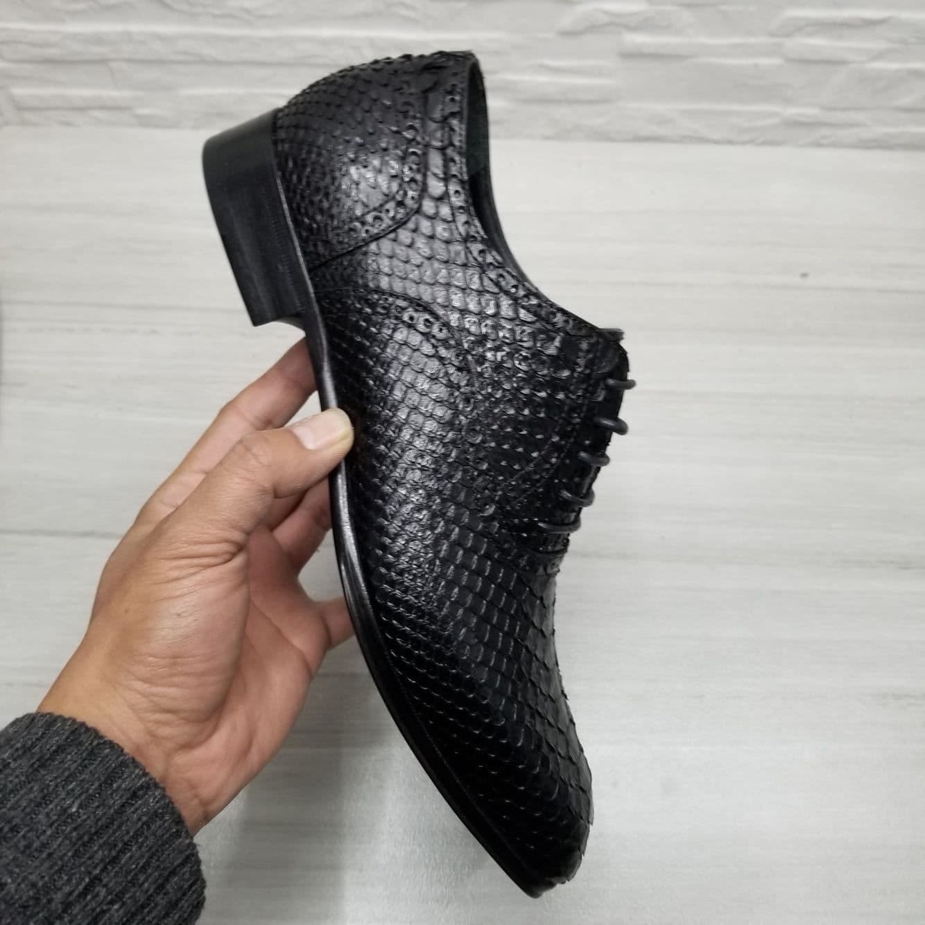image-Men's Business Lace-up Formal Oxford Shoes