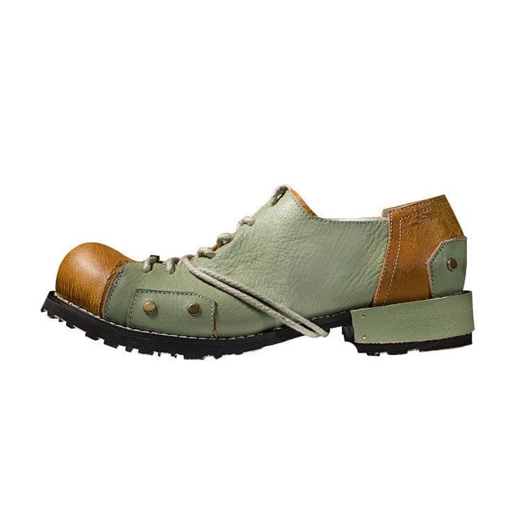 image-Men's And Women's Fashion Simple Leather Shoes