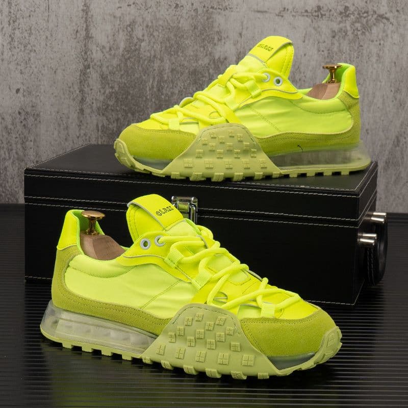 image-Men's Breathable Thin Canvas Casual Air Cushion Sneakers