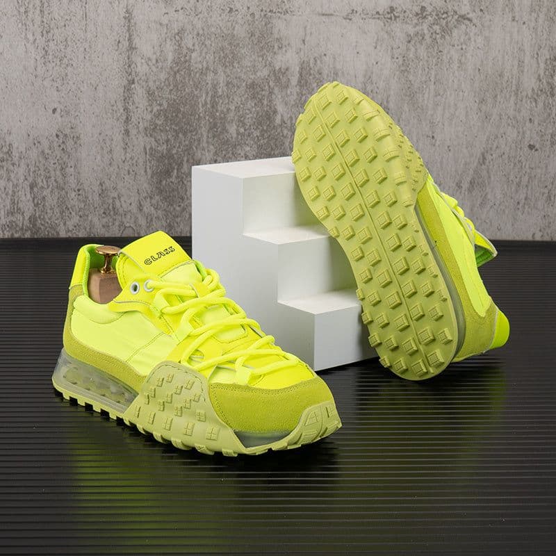 image-Men's Breathable Thin Canvas Casual Air Cushion Sneakers