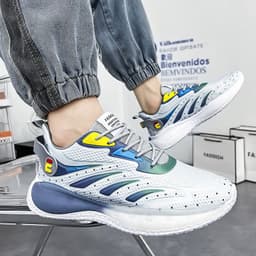 image-Men's New Mesh Sneakers Breathable Soft Sole Casual