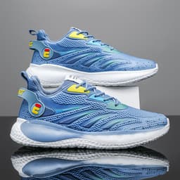 image-Men's New Mesh Sneakers Breathable Soft Sole Casual