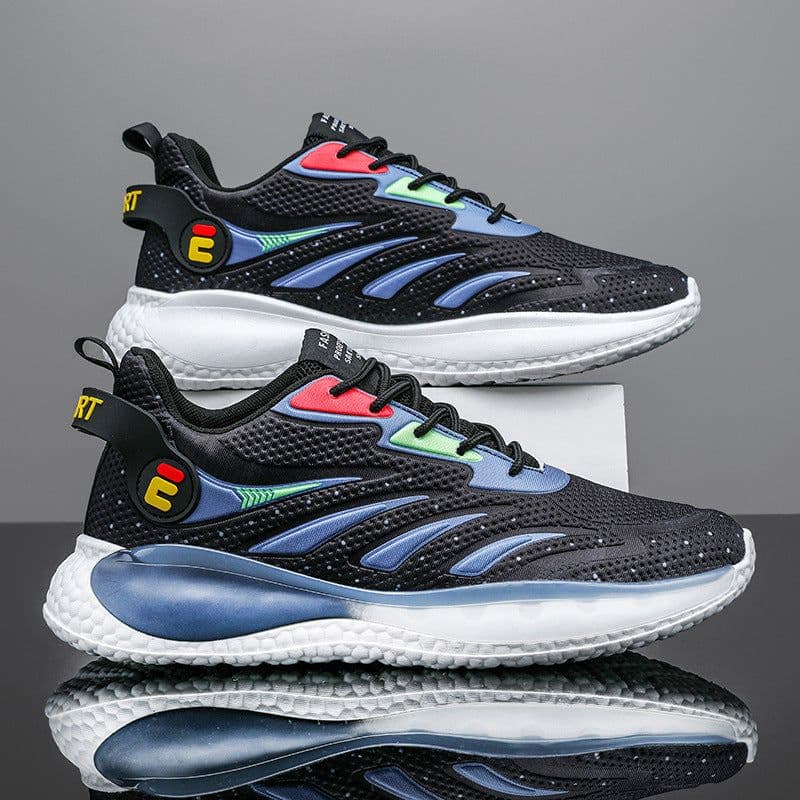 image-Men's New Mesh Sneakers Breathable Soft Sole Casual