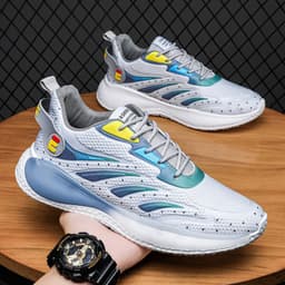 image-Men's New Mesh Sneakers Breathable Soft Sole Casual