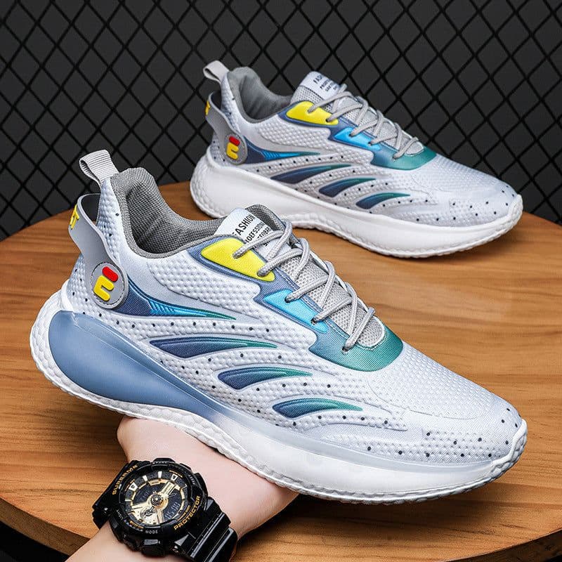 image-Men's New Mesh Sneakers Breathable Soft Sole Casual
