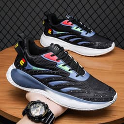 image-Men's New Mesh Sneakers Breathable Soft Sole Casual