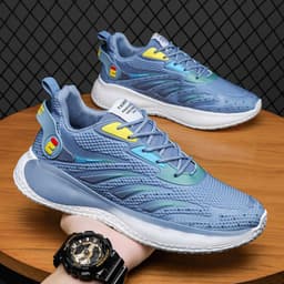image-Men's New Mesh Sneakers Breathable Soft Sole Casual