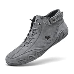 image-Men's High Top Cotton Shoes Casual Fleece Thickening