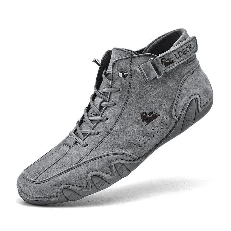 image-Men's High Top Cotton Shoes Casual Fleece Thickening