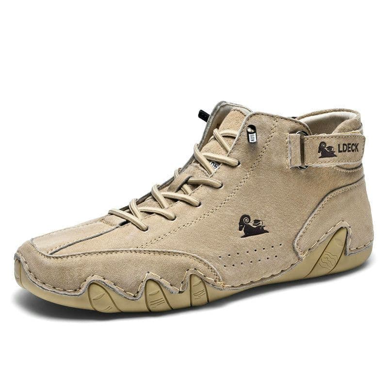 image-Men's High Top Cotton Shoes Casual Fleece Thickening