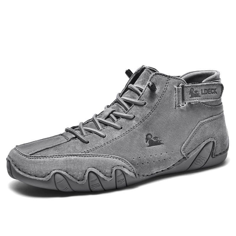 image-Men's High Top Cotton Shoes Casual Fleece Thickening