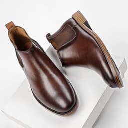 image-Men's Fashion Top Leather Martin Boots