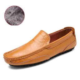 image-Men Loafers Slip On Formal Comfortable Soft Shoes