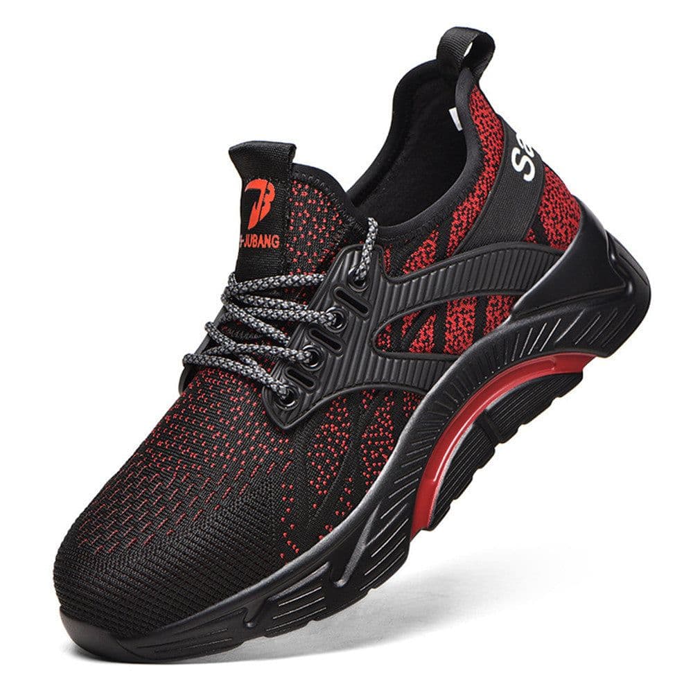 image-Summer Breathable Steel Toe Anti-smash And Anti-stab Light Safety Shoes
