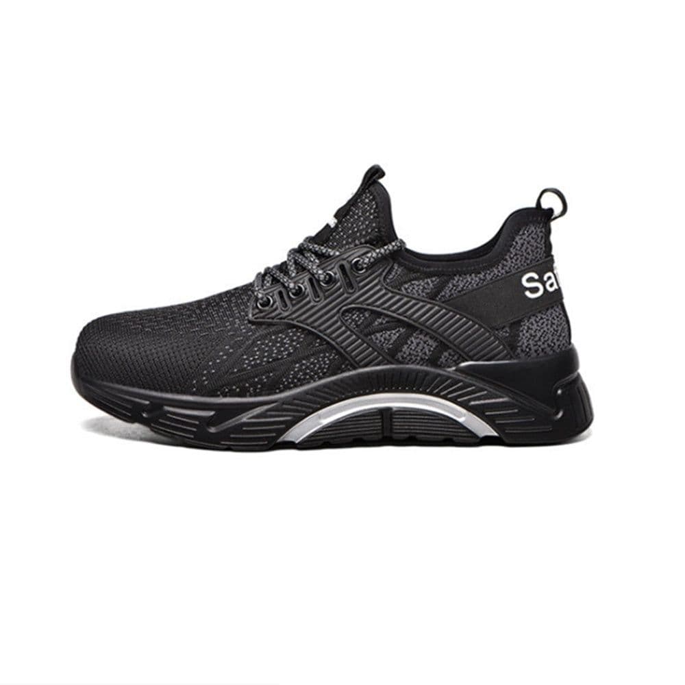 image-Summer Breathable Steel Toe Anti-smash And Anti-stab Light Safety Shoes