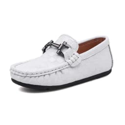 image-Large Size Summer Beanie Shoes Men's Leather New Casual Shoes Lazy Shoes