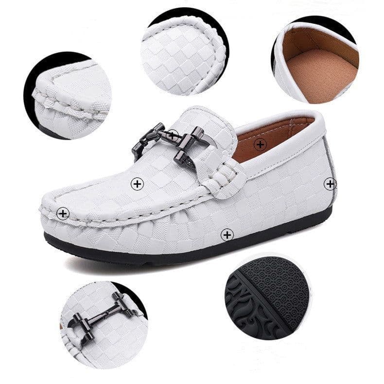 image-Large Size Summer Beanie Shoes Men's Leather New Casual Shoes Lazy Shoes