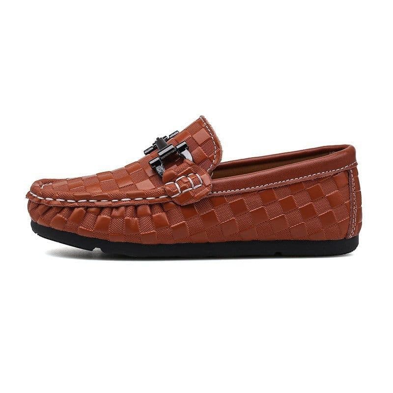 image-Large Size Summer Beanie Shoes Men's Leather New Casual Shoes Lazy Shoes
