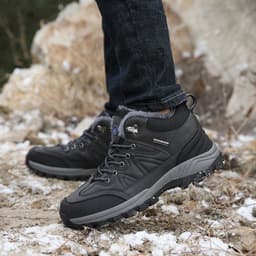 image-New Sports Men's Outdoor Fleece Warm Cotton Shoes Lightweight
