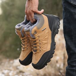 image-New Sports Men's Outdoor Fleece Warm Cotton Shoes Lightweight