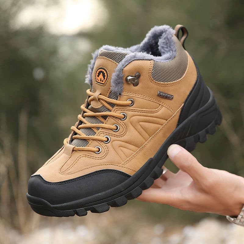 image-New Sports Men's Outdoor Fleece Warm Cotton Shoes Lightweight