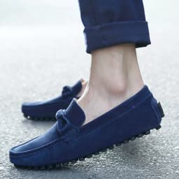 image-Men's Slip-on Slip-on Suede Leather Casual Shoes