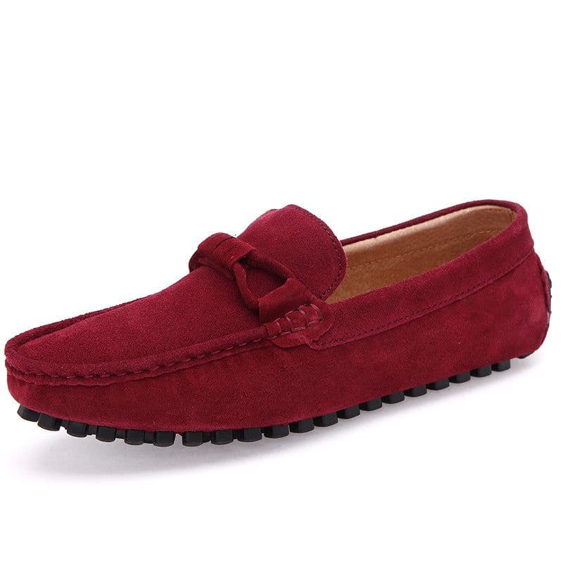 image-Men's Slip-on Slip-on Suede Leather Casual Shoes