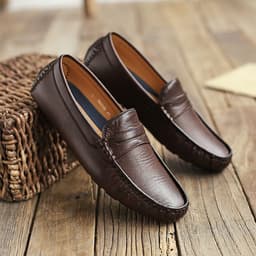 image-Men's Casual All-match Soft-soled Leather Shoes