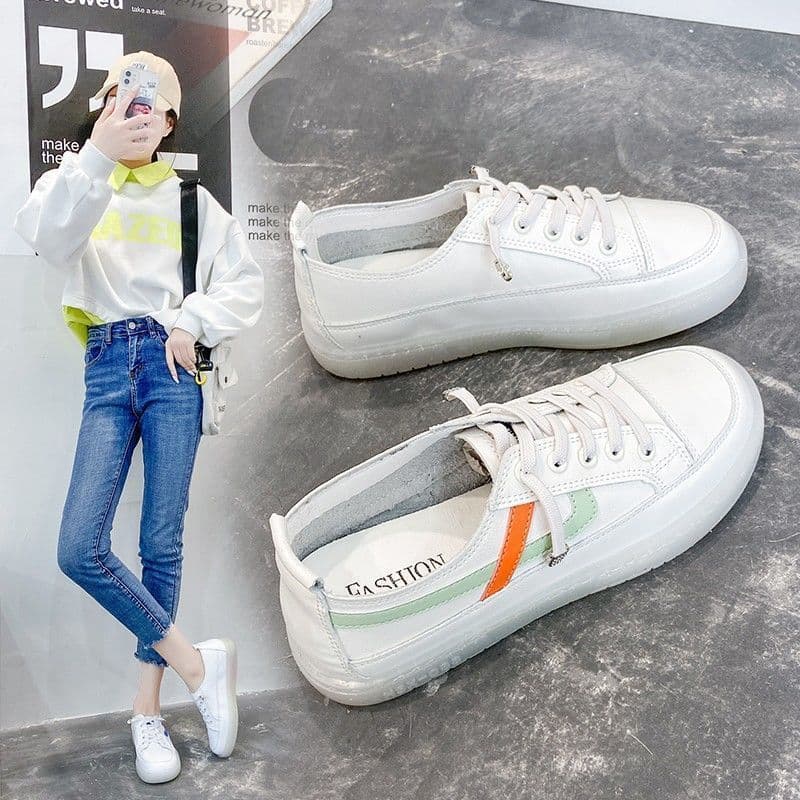 image-Women's Fashion Versatile Soft Sole Breathable Sports Sneakers