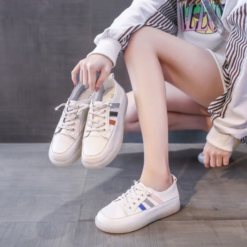 image-Women's Fashion Versatile Soft Sole Breathable Sports Sneakers