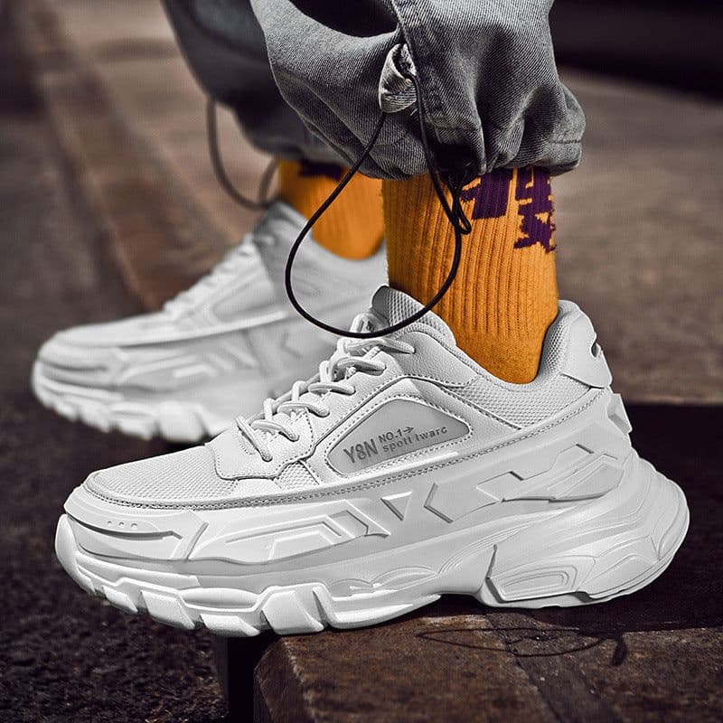 image-Men's Low-top Platform Trendy Old Shoes