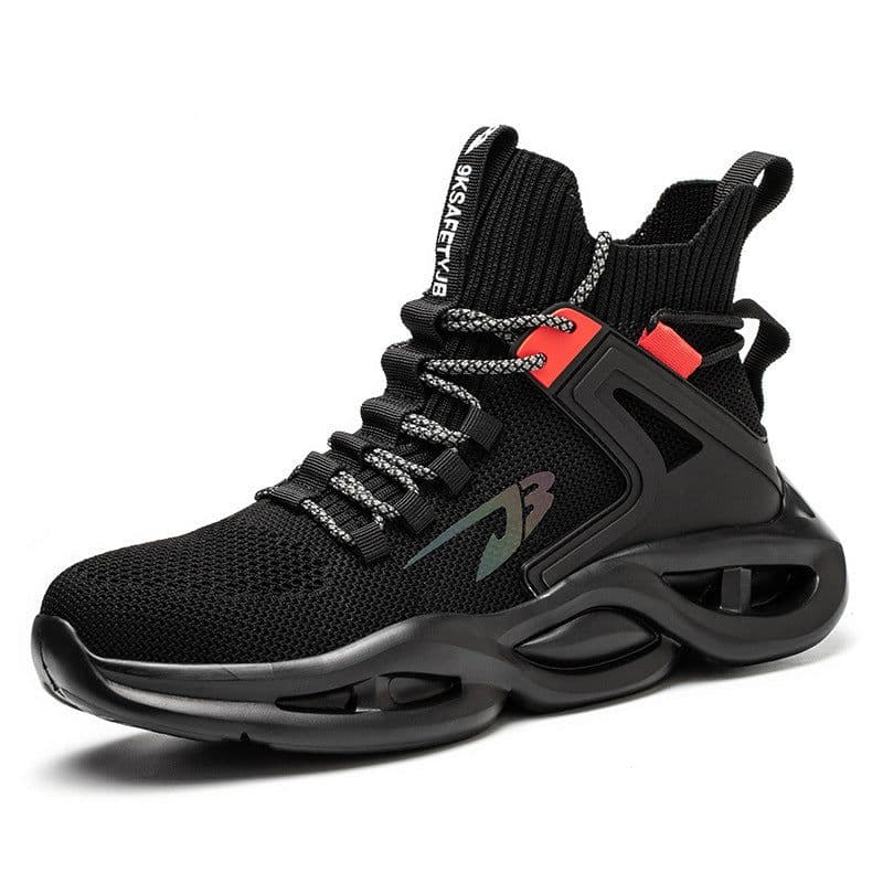 image-Labor Insurance Men's Breathable Anti-smashing Anti-piercing Work Shoes