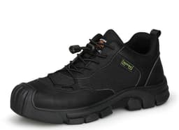 image-Men's Breathable Anti-smashing And Anti-puncture Safety Shoes