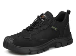 image-Men's Breathable Anti-smashing And Anti-puncture Safety Shoes