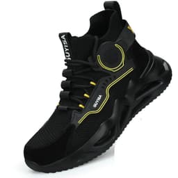 image-Men's Breathable Anti-smash And Anti-puncture Safety Shoes