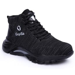 image-Men's Steel Toe Anti-smashing Anti-stab Wear-resistant Work Shoes