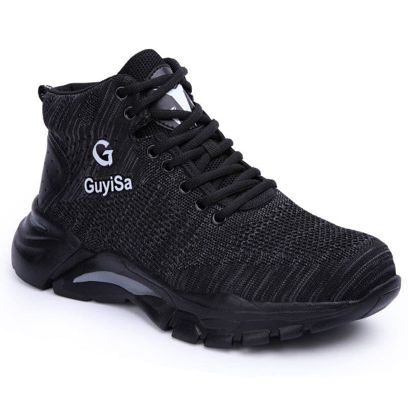 image-Men's Steel Toe Anti-smashing Anti-stab Wear-resistant Work Shoes