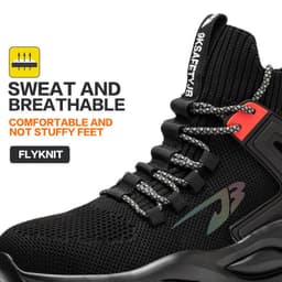 image-Men's And Women's Steel Toe Anti-piercing Anti-skid Safety Shoes