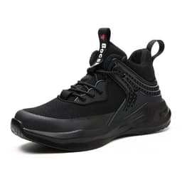 image-High-top Safety Shoes Construction Protective Footwear Men Steel Toe Breathable Hiking Boots