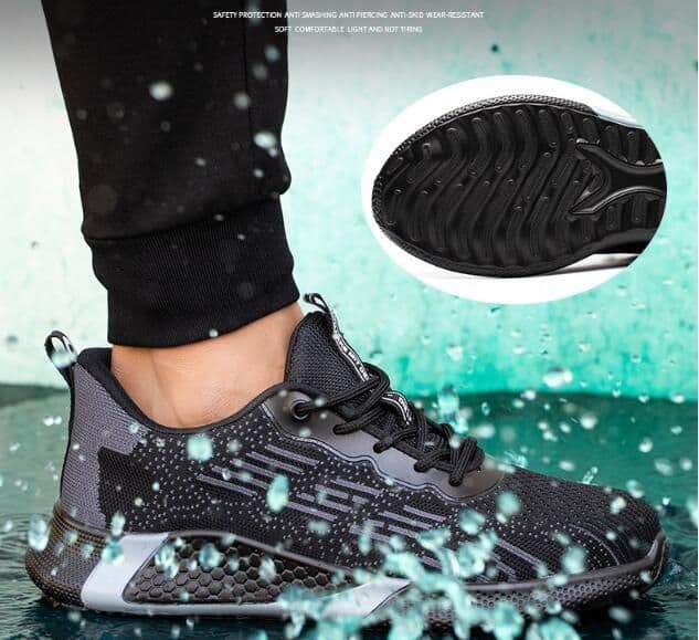 image-Anti-smashing And Anti-piercing Steel Toe Work Shoes
