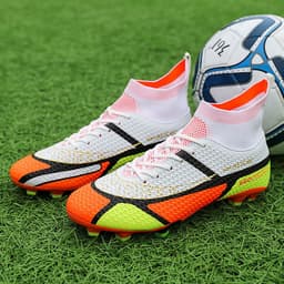 image-New Color High Top Soccer Shoes Men And Women Couples Same Style