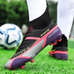 image-New Color High Top Soccer Shoes Men And Women Couples Same Style